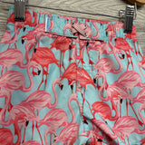 Swim Trunks Flamingos 6-12M