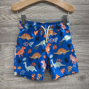 Drawstring Swim Trunks Dinosaurs 4T