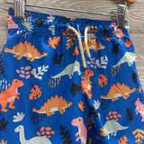 Drawstring Swim Trunks Dinosaurs 4T
