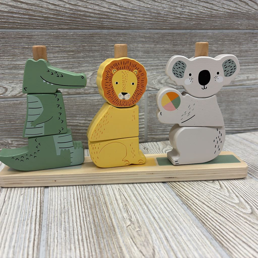 Wooden Stack & Sort Animals
