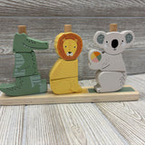 Wooden Stack & Sort Animals