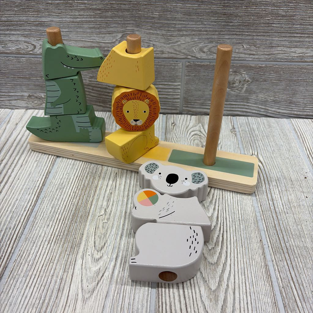 Wooden Stack & Sort Animals