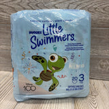 NEW 20 Pk Little Swimmers Diapers Size 3