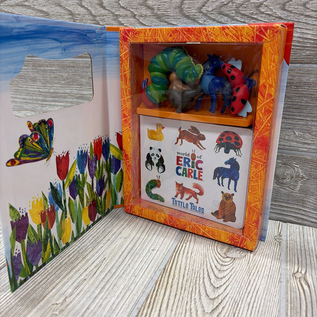 World Of Eric Carle Tattle Tales Storybook W/ Figures
