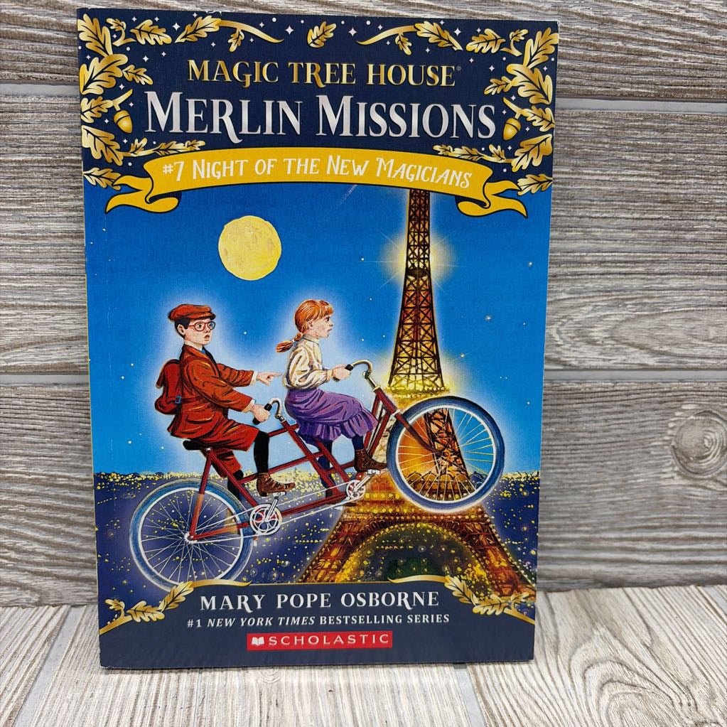 Magic Tree House Merlin Missions #7 Night Of The New Magicians Paperback Book