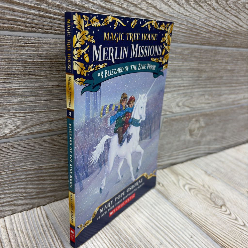 Magic Tree House Merlin Missions #8 Blizzard Of The Blue Moon Paperback Book