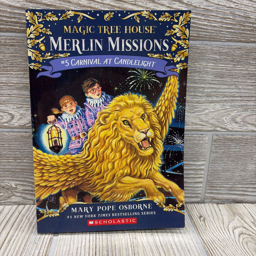 Magic Tree House Merlin Missions #5 Carnival At Candelight Paperback Book