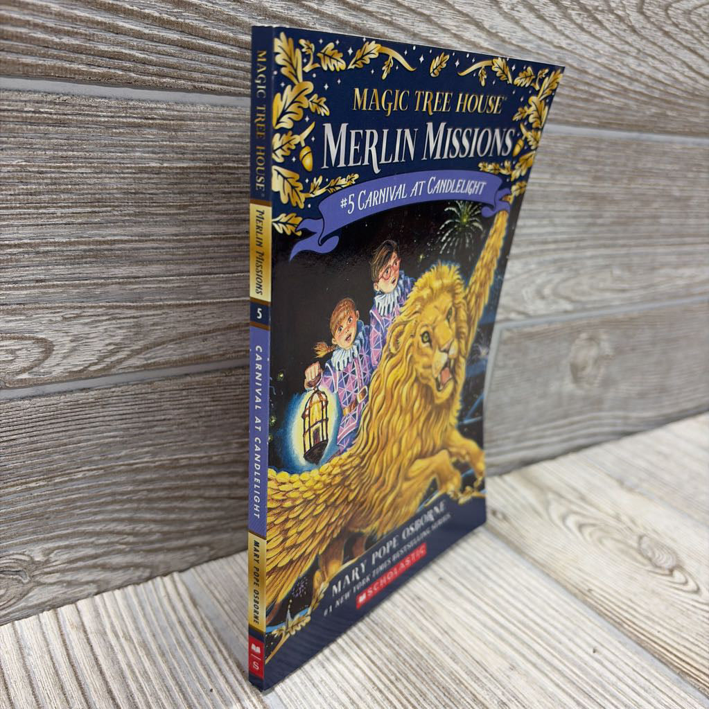 Magic Tree House Merlin Missions #5 Carnival At Candelight Paperback Book