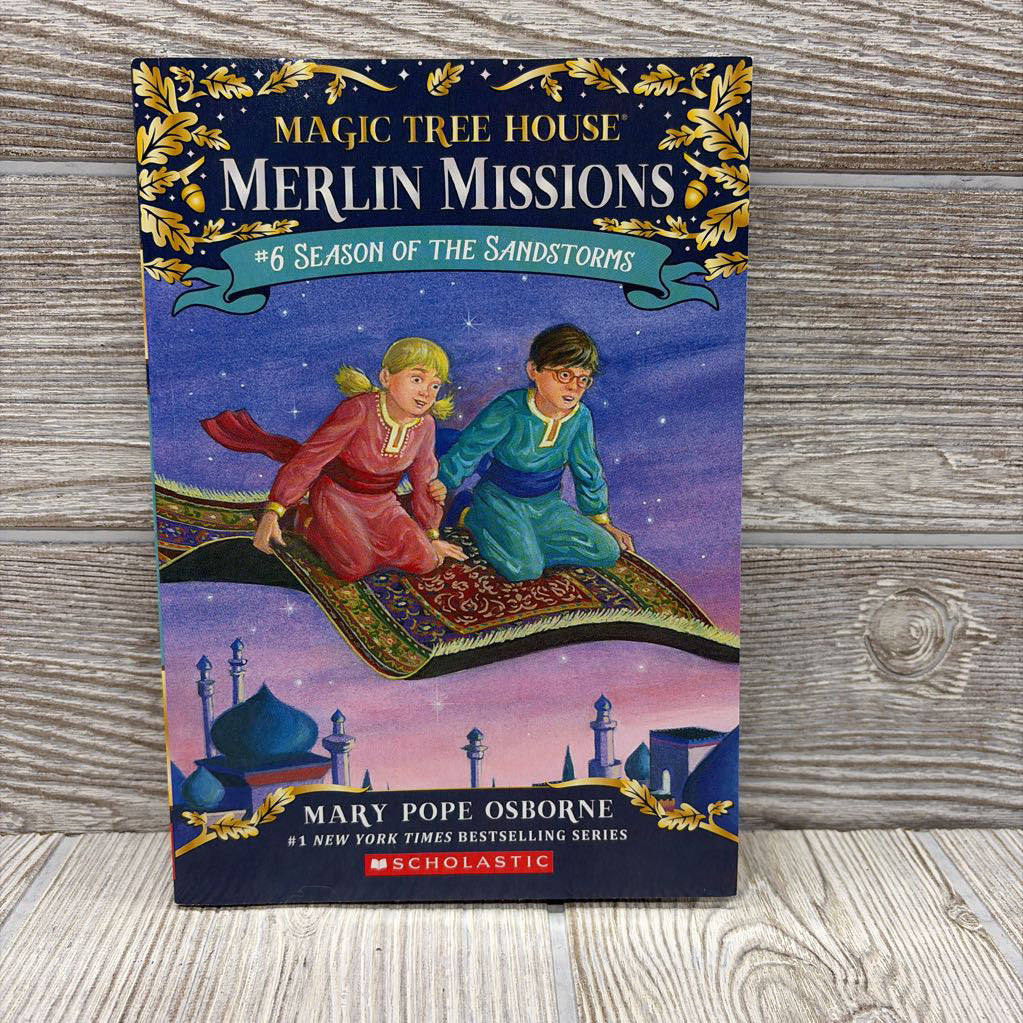 Magic Tree House Merlin Missions #6 Season Of The Sandstorms Paperback Book