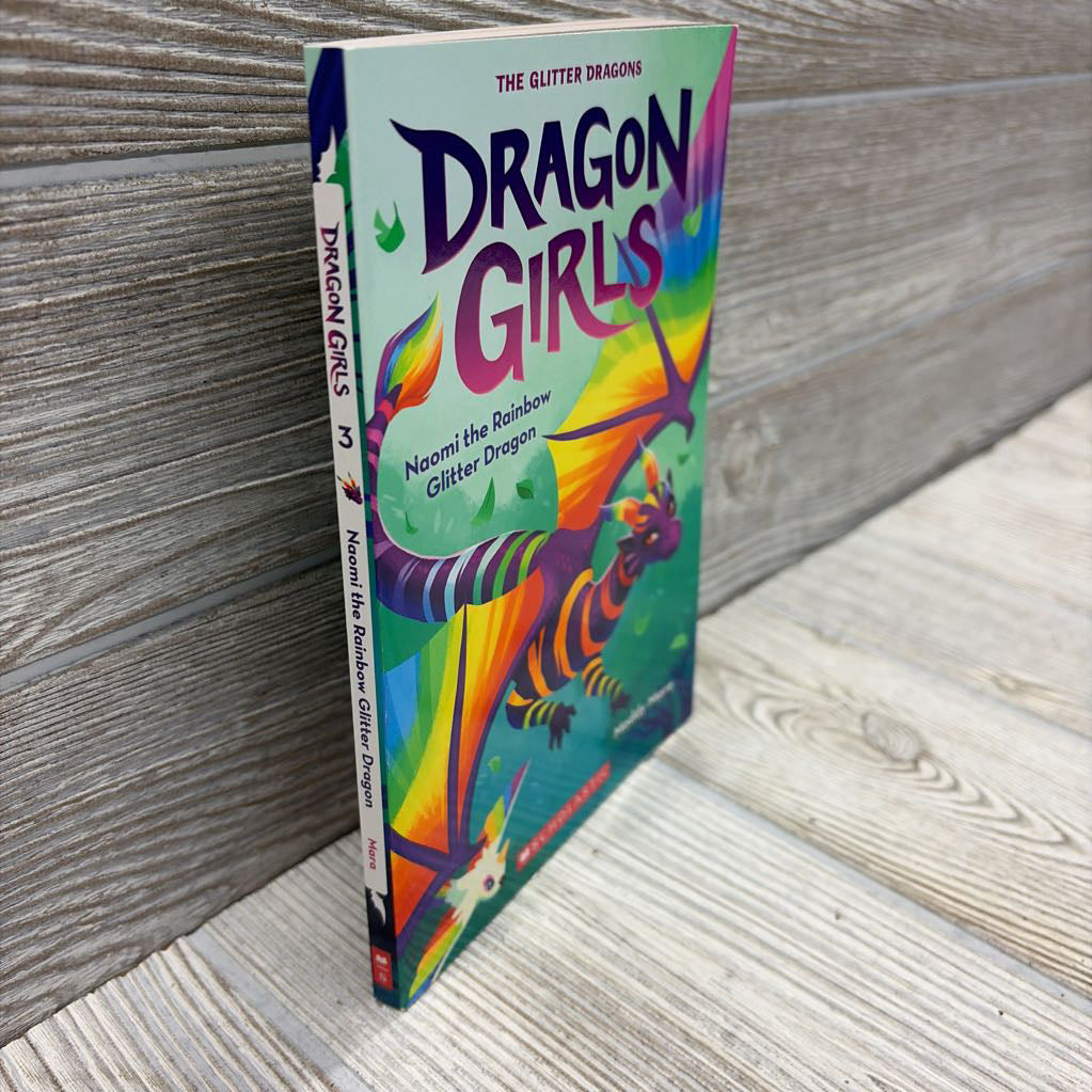 Dragon Girls Naomi The Rainbow Glitter Dragon Paperback Book