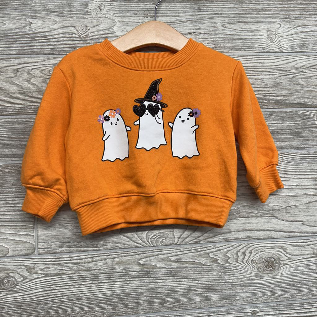 Crewneck & Flare Leggings Ghosts Bats 12M *