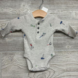 LS Waffle Knit Henley Bodysuit & Pants Tools NB