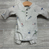 LS Waffle Knit Henley Bodysuit & Pants Tools NB