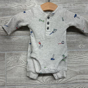 LS Waffle Knit Henley Bodysuit & Pants Tools NB