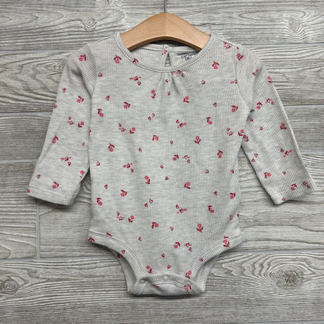 LS Waffle Knit Bodysuit & Leggings Hearts Flowers 18M