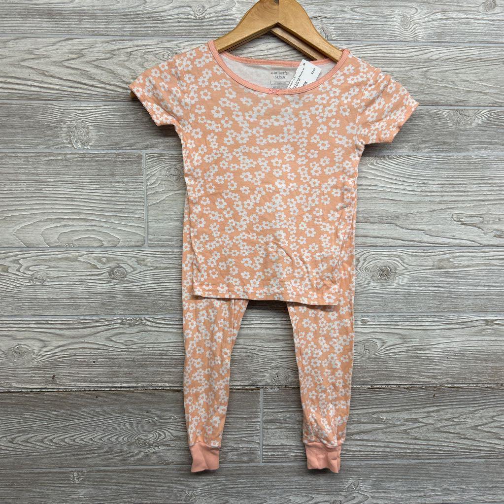 2 Pc PJs Flowers 5T