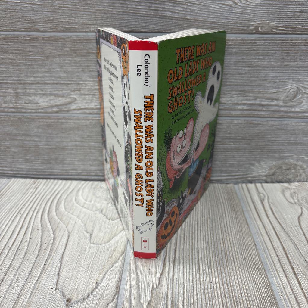 There Was An Old Lady Who Swallowed A Ghost! Hardcover Book