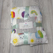 NEW Muslin Baby Blanket Snowcones Suns Rainbows *
