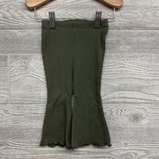 Ribbed Flare Pants Lettuce Trim 12-18M