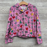 2 Pc LS Button Up PJs Trees Disco Balls 6-7