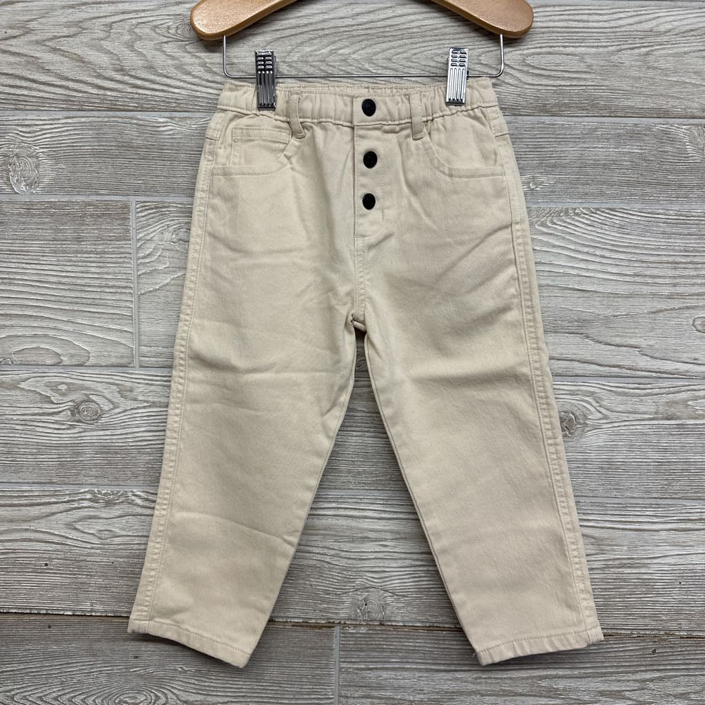 Button Fly Pants 3T