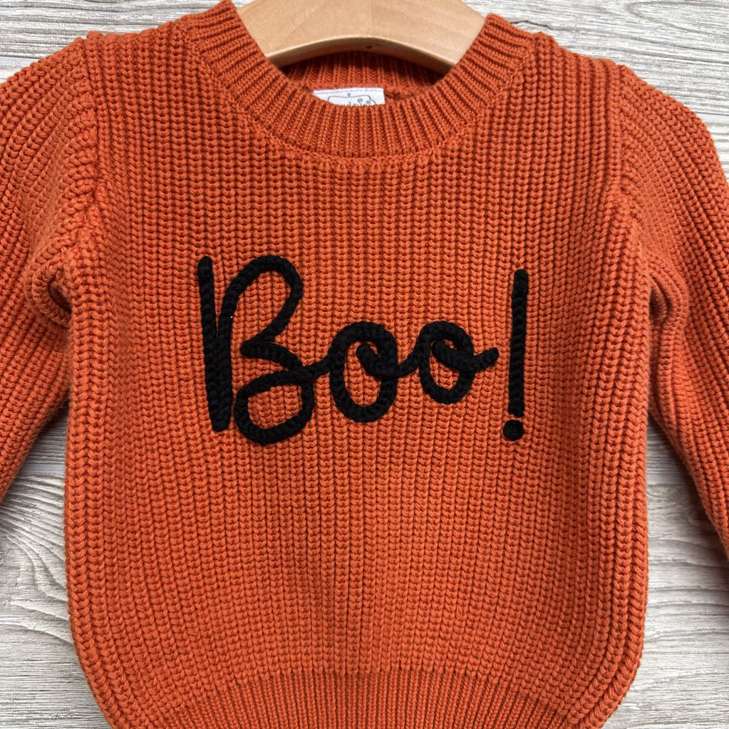 Chunky Knit Sweater Boo! 12-18M