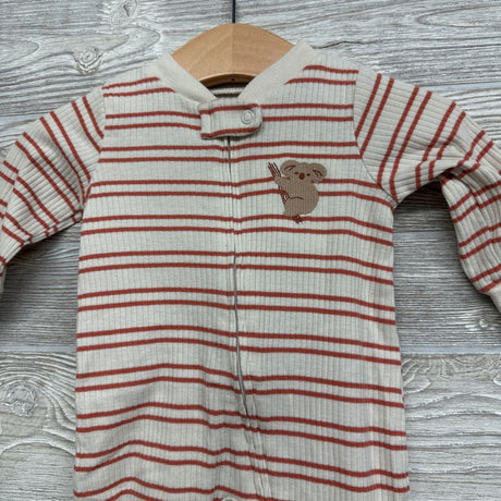 Ribbed Sleeper Stripes Koala 3M