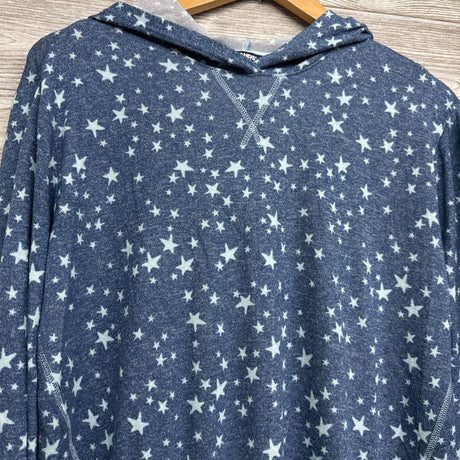 LS Hacci Shirt W/ Hood Stars 14-16