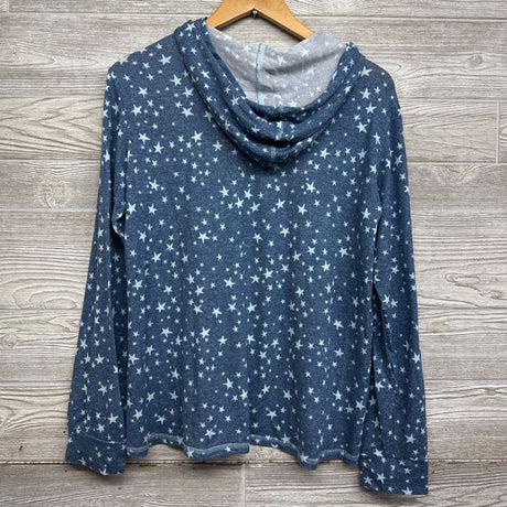 LS Hacci Shirt W/ Hood Stars 14-16