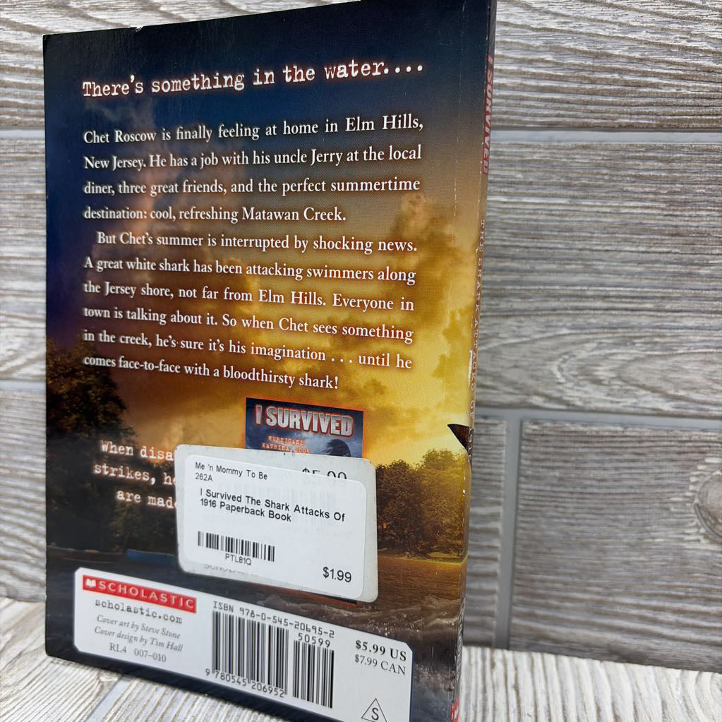 I Survived The Shark Attacks Of 1916 Paperback Book