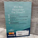 Who Was Alexander The Great? Paperback Book
