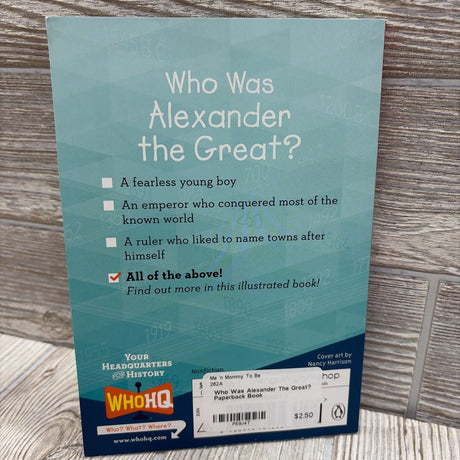 Who Was Alexander The Great? Paperback Book