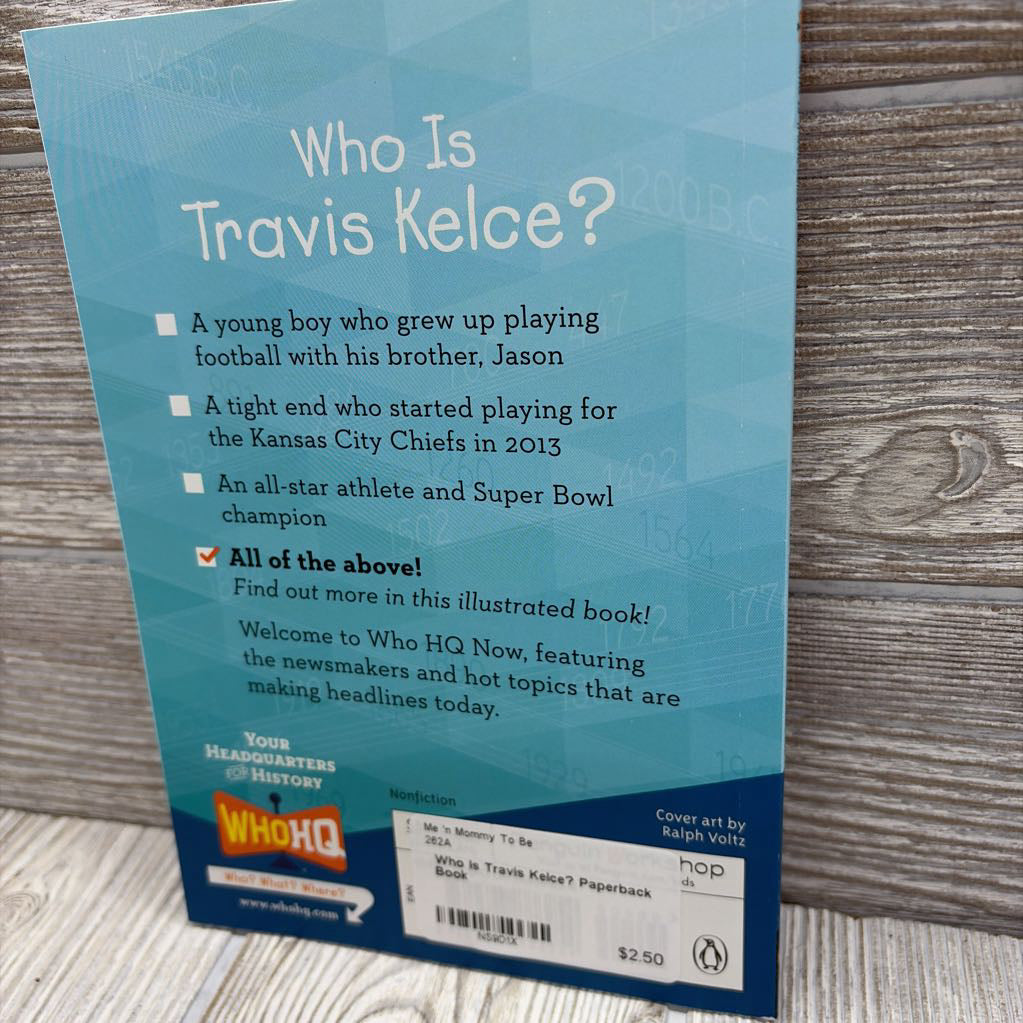 Who Is Travis Kelce? Paperback Book