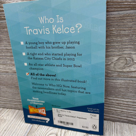 Who Is Travis Kelce? Paperback Book