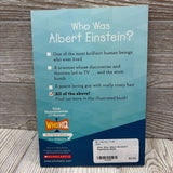 Who Was Albert Einstein? Paperback Book
