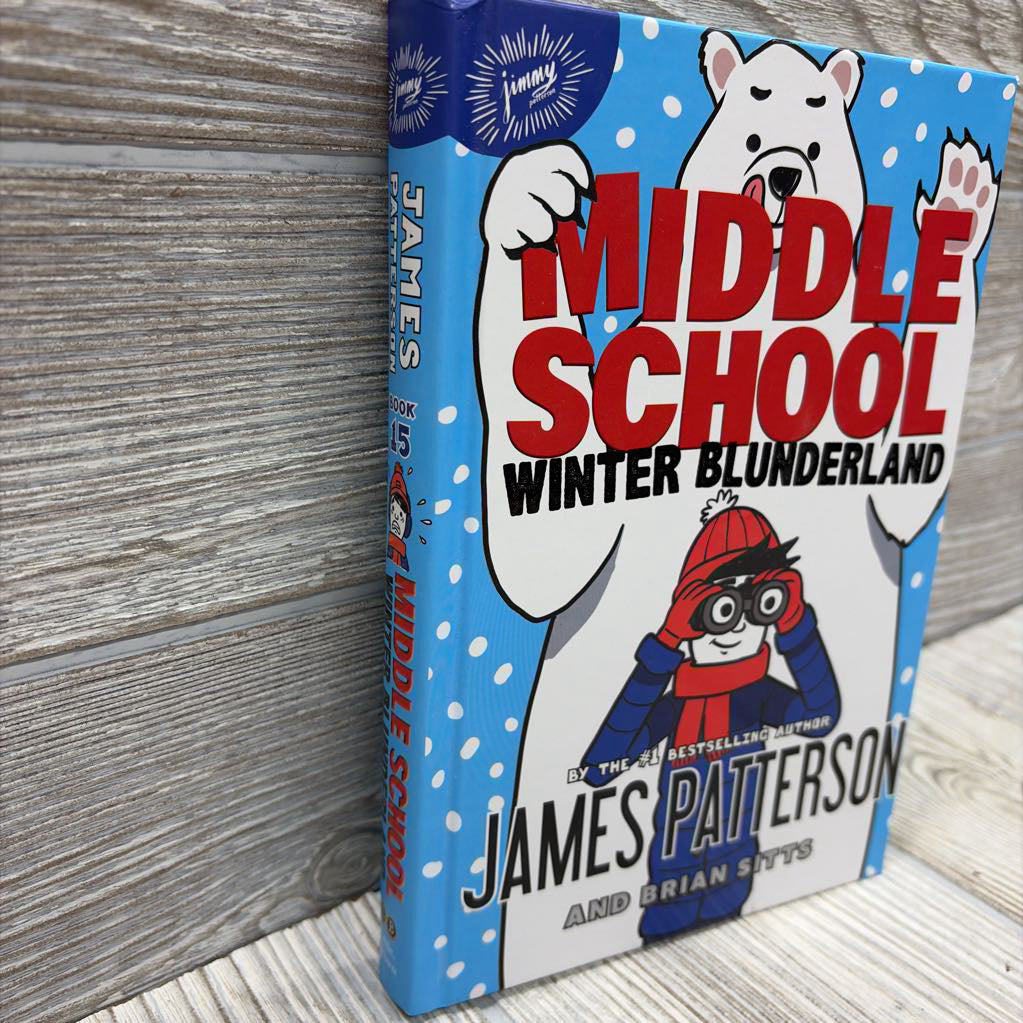 Middle School Winter Bluderland Hardcover Book