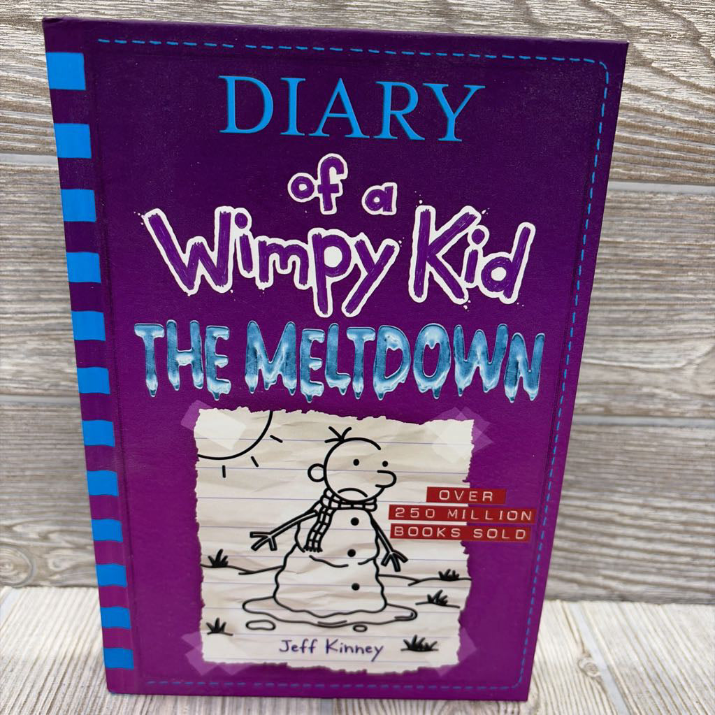 Diary Of A Wimpy Kid The Meltdown Hardcover Book