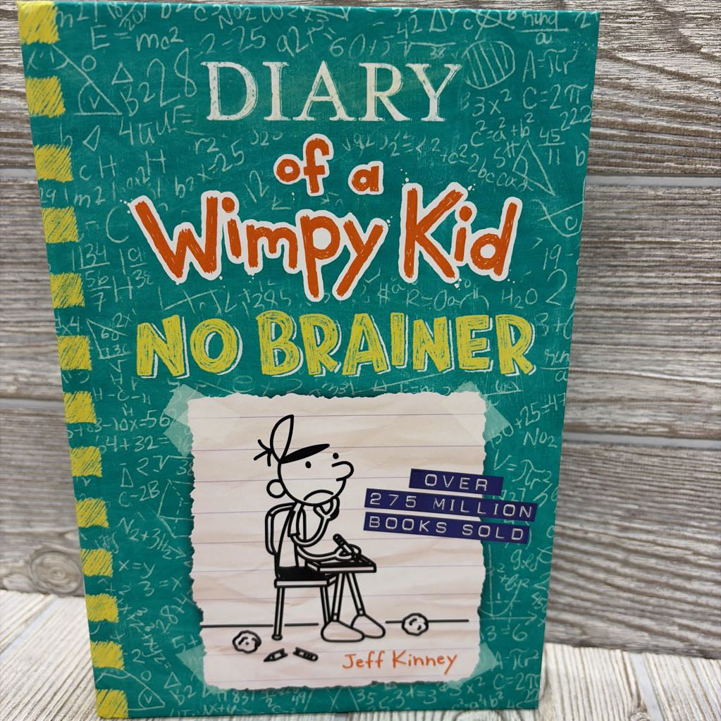 Diary Of A Wimpy Kid No Brainer Hardcover Book