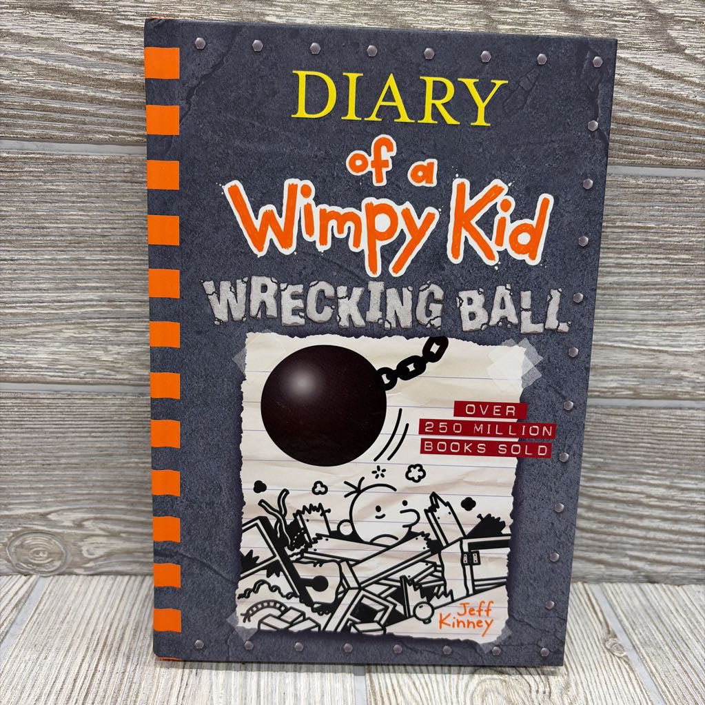 Diary Of A Wimpy Kid Wrecking Ball Hardcover Book