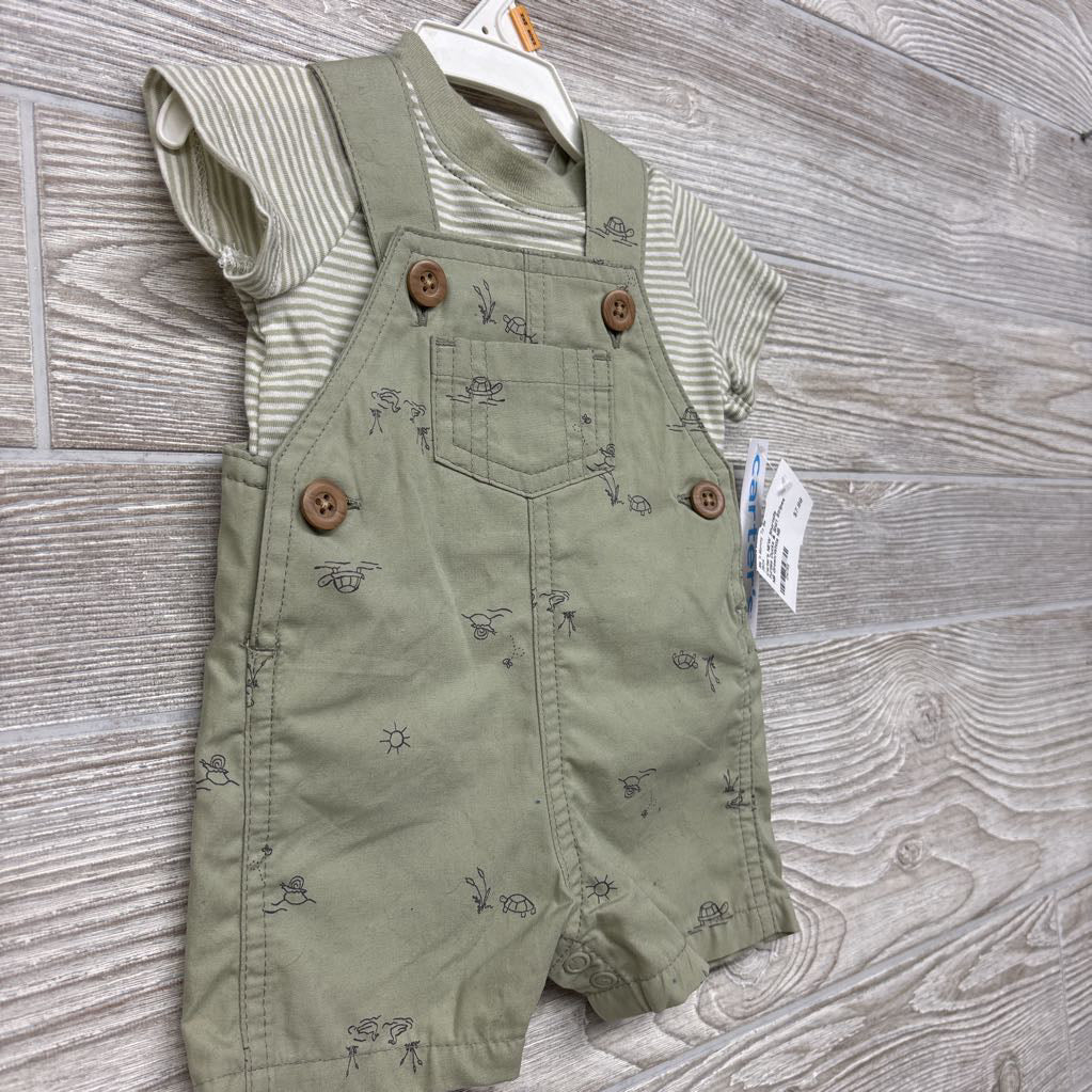 NEW Shortalls Turtles Ducks & Shirt Stripes NB