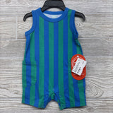 NEW Tank Shorty Romper Stripes 0-3M