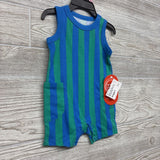 NEW Tank Shorty Romper Stripes 0-3M
