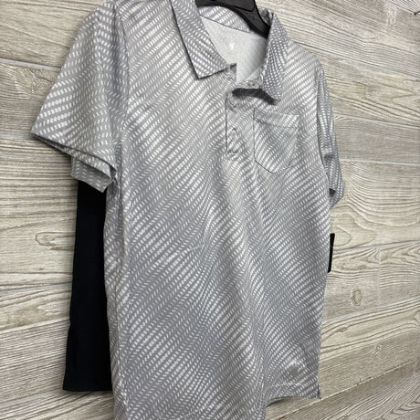 NEW Active Polo Shirt Printed & Woven Shorts 10