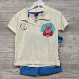 NEW Polo Shirt Lightning McQueen & French Terry Shorts 5