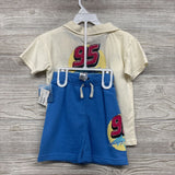 NEW Polo Shirt Lightning McQueen & French Terry Shorts 5
