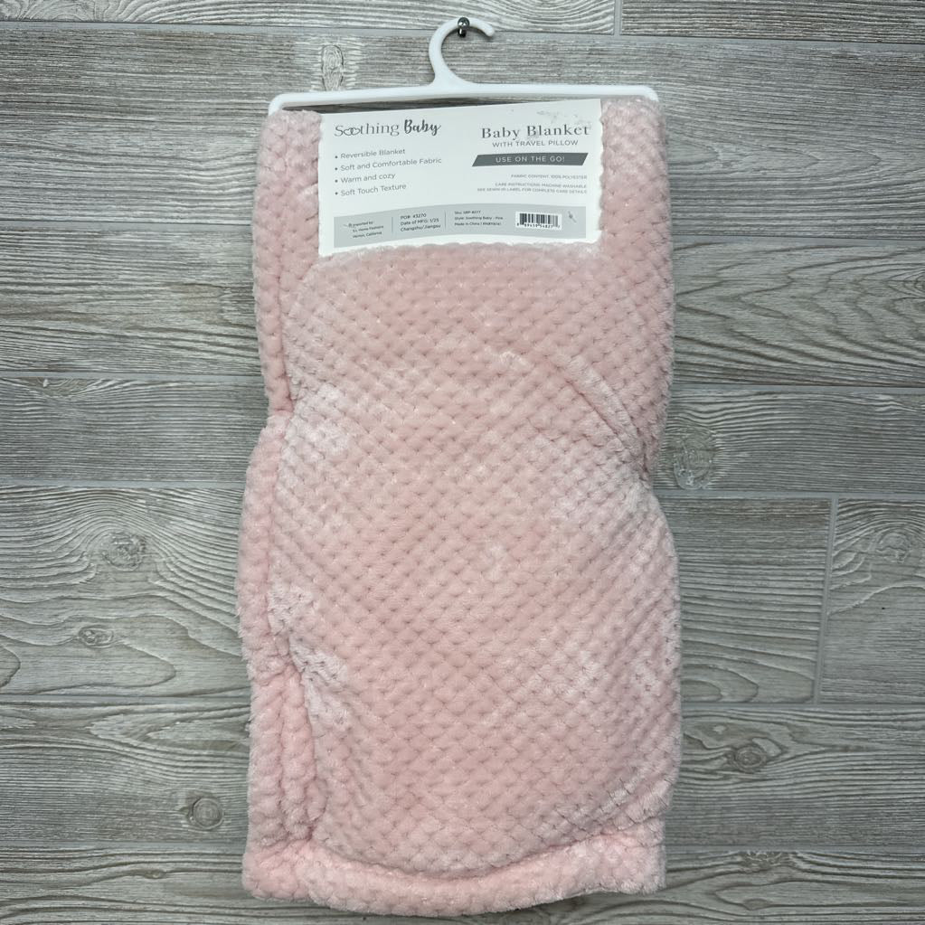 NEW Baby Blanket & Travel Pillow Set