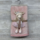 NEW Baby Blanket & Plush Giraffe Doll