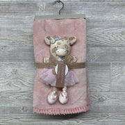 NEW Baby Blanket & Plush Giraffe Doll