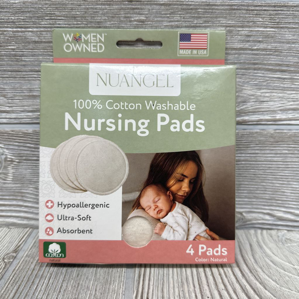 NEW Natural 4 Pk Washable Nursing Pads