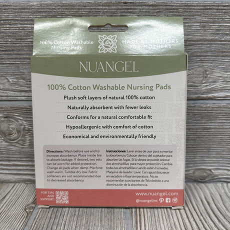 NEW Natural 4 Pk Washable Nursing Pads